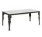 Table Extensible 90x180/284 Cm Paxon Evolution Frêne Blanc Cadre Anthracite