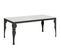 Table Extensible 90x180/440 Cm Paxon Evolution Frêne Blanc Cadre Anthracite