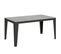 Table Extensible 90x160/420 Cm Flame Evolution Ciment Cadre Anthracite