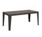 Table Extensible 90x180/440 Cm Flame Evolution Noyer Cadre Anthracite