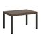 Table Extensible 90x130/234 Cm Everyday Noyer Cadre Anthracite