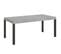 Table Extensible 90x180/284 Cm Everyday Ciment Cadre Anthracite