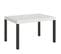 Table Extensible 90x130/390 Cm Everyday Frêne Blanc Cadre Anthracite