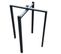 Table Extensible 90x160/420 Cm Everyday Frêne Blanc Cadre Anthracite