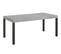Table Extensible 90x180/440 Cm Everyday Ciment Cadre Anthracite