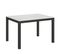Table Extensible 90x120/224 Cm Everyday Evolution Frêne Blanc Cadre Anthracite