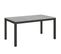 Table Extensible 90x160/264 Cm Everyday Evolution Ciment Cadre Anthracite