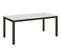 Table Extensible 90x180/284 Cm Everyday Evolution Frêne Blanc Cadre Anthracite