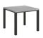 Table Extensible 90x90/180 Cm Everyday Libra Ciment Cadre Anthracite