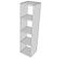 Armoire Lit Escamotable Vertical 140 Kentaro Avec Colonne Noyer