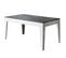 Table Extensible 90x160/220 Cm Cico Mix Dessus Frêne Blanc Cadre Chêne Nature