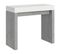 Console Extensible 90x40/196 Cm Roxell Mix Small Dessus Frêne Blanc - Structure Ciment