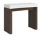 Console Extensible 90x40/300 Cm Roxell Mix Dessus Frêne Blanc - Structure Noyer