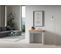 Console Extensible 90x40/300 Cm Roxell Mix Dessus Chêne Nature  - Structure Frêne Blanc