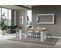 Console Extensible 90x40/300 Cm Roxell Mix Dessus Chêne Nature  - Structure Frêne Blanc