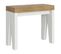 Console Extensible 90x40/196 Cm Naxy Mix Small Dessus Chêne Nature  - Structure Frêne Blanc