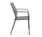 Chaise De Jardin En Acier Gris Anthracite Jodie