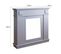 Cadre Décorative Cheminée Décoration Mdf Gris 100x109x26