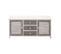 Buffet 2 Portes 3 Tiroirs Bois Blanc Gris 44x90x34