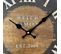 Horloge De Salon Horloge Murale Bois Industrielle 33,8x33,8x4