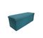 Repose-pieds Pouf Banc De Rangement Coton Turquoise 38x110x38