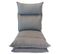 Siege De Sol Chaise De Méditation Gris Clair Métal 70x56x70