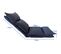 Chaise De Méditation Bleu Denim Métal Polyester Inclinable 70x56x70