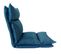 Chaise De Méditation Fauteuil Yoga Bleué Métal Polyester 70x56x70