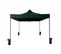 Gazebo Pavillon Pliant Refermable Vert 4 Poids Métal Polyester 3x3