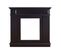 Cadre Decoratif Cheminée Decorative Bois Noir 100x109x26