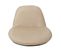 Chaise De Méditation Pliant Tissu Beige 44x52x50