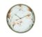 Horloge Murale De Cuisine Salon En Mdf, Métal, Verre, Blanc Doré 40 Cm