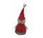 Elf Nordique Gnome De Noël En Tissu Gris Rouge Décoration De Noël