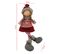 Elf De Noël Gnome Tissu De Noël Gris Rouge Personnages