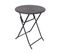 Table De Jardin Pliante En Plastique Effet Rotin Pour Terrasse Exterieur