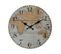 Horloge Murale Avev Carte Du Monde Mdf Brun Gris Style Rétro Pour Cuisine