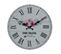 Horloge Murale Shabby Mdf Blanc Thčme Floral Pour Salon Cuisine