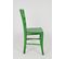 Set 4 Chaises Cuore Cuisine, Bar Et Salle à Manger En Hêtre Aniline Verte, Assise En Bois