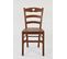 Set 4 Chaises Cuore Cuisine, Bar Et Salle à Manger En Hêtre Noyer Clair, Assise En Bois