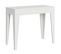 Console Extensible 90x42/302 Cm Isotta Frêne Blanc