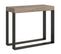 Console Extensible 90x40/196 Cm Elettra Small Chêne Nature Cadre Anthracite