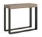 Console Extensible 90x40/300 Cm Elettra Chêne Nature Cadre Anthracite