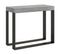 Console Extensible 90x40/300 Cm Elettra Ciment Cadre Anthracite