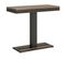 Console Extensible 90x40/300 Cm Capital Evolution Chêne Nature Cadre Anthracite