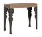 Console Extensible 90x40/300 Cm Paxon Chêne Nature Cadre Anthracite