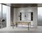 Console Extensible 90x40/300 Cm Ghibli Chêne Nature Cadre Anthracite