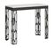 Console Extensible 90x40/196 Cm Ghibli Evolution Small Frêne Blanc Cadre Anthracite