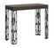 Console Extensible 90x40/300 Cm Ghibli Evolution Noyer Cadre Anthracite