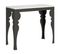 Console Extensible 90x40/196 Cm Paxon Small Evolution Frêne Blanc Cadre Anthracite