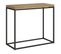 Console Extensible Portefeuille 90x45/90 Cm Nordica Libra Chêne Nature Cadre Anthracite